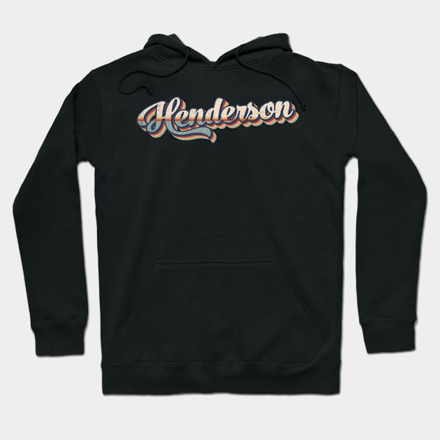 Henderson // Retro Vintage Style Hoodie by Stacy Peters Art